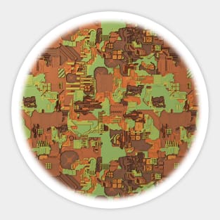 Urban Camouflage Sticker